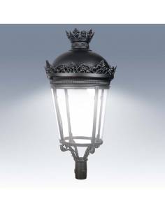 Farol led exterior, modelo PALACIO de 60W, programado. Luminaria clásica estilo Fernandino. 2