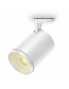 Foco led carril trifásico, TRACK.CONCENTRA, proyector de 12W. Color blanco. 2