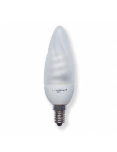 Bombilla LUXRAM de bajo consumo, 10W casquillo E14.