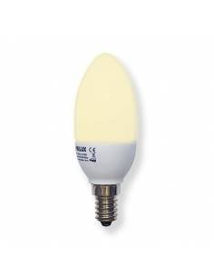 Bombilla de bajo consumo PRILUX VELA de 7W, rosca casquillo E14. 2