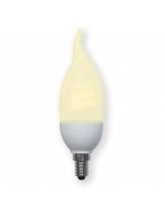 Bombilla de bajo consumo PRILUX VELA FANTASÍA de 9W, rosca casquillo E14. 2