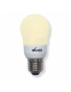 Bombilla de bajo consumo PRILUX ESFÉRICA de 9W, rosca casquillo E27. 2