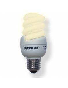 Bombilla de bajo consumo PRILUX SPIRAL de 9W, rosca casquillo E27. 2