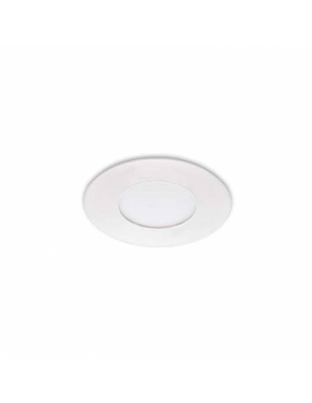 Downlight LED 3W, Slim redondo color blanco.