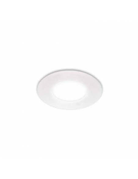 Downlight LED 3W, Slim redondo color blanco. Luz neutra (blanca).