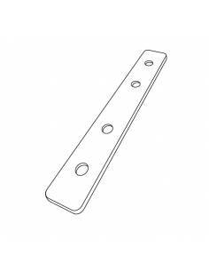Unión recta metálica para Perfiles D-360. 2