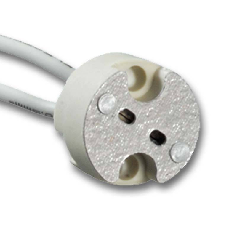 PORTALAMPARAS CERÁMICO GX5.3 PARA LÁMPARA DICROICA/BIPIN PORTALAMPARAS CERÁMICO GX5.3 PARA LÁMPARA DICROICA/BIPIN