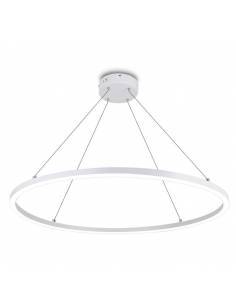 Luminaria colgante de Aro de luz led. Lámpara anillo de luz. Potencia de 48W