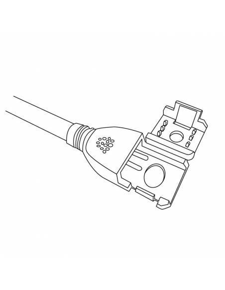 Conector + cable para tiras de LED de 230V, modelo SPRIT. dibujo técnico.