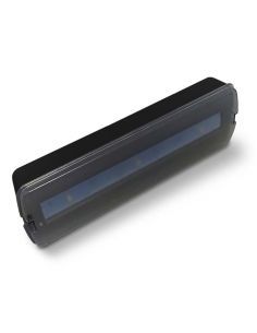 luz de emergencia led IGNI de 5W auto test imagen. Color carcasa NEGRA.