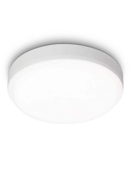 Plafón LED modelo TERRA de 20W redondo. Para superficie. Color Blanco. Luz Blanca neutra.