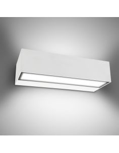 Aplique de pared LED, BOSS dos luces, para exterior. Color Blanco 2