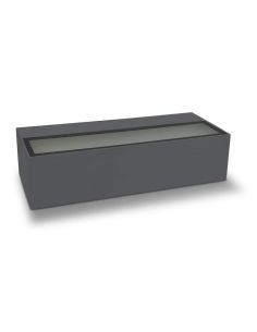Aplique de pared LED, BOSS dos luces, para exterior. Color Antracita.
