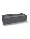 Aplique de pared LED, BOSS dos luces, para exterior. Color Antracita.
