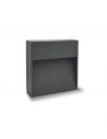 Aplique LED exterior, STRATOR-1 cuadrado de color Antracita.