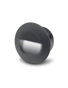 VULCAN-1, baliza LED empotrable para exterior o interior. Modelo en color antracita. 2