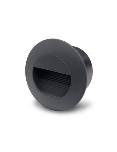 VULCAN-1, baliza LED empotrable para exterior o interior. Modelo en color antracita.