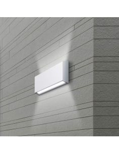 Aplique de pared, HAMMER LED color blanco, luz dual 2x12W. 2