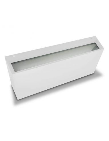 Aplique de pared, HAMMER LED color blanco, luz dual 2x12W.