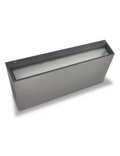 Aplique de pared, HAMMER LED color antracita, luz dual 2x12W.