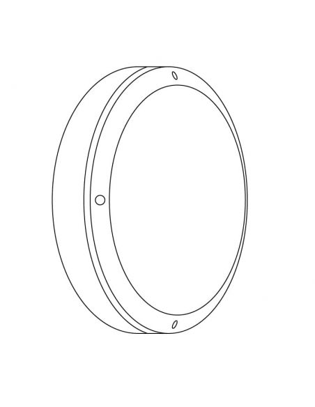 Aplique de pared LED, LEVANTE-2. Dibujo técnico.