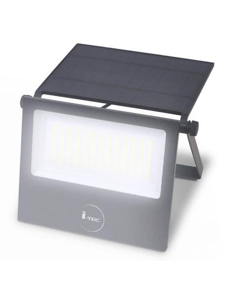Proyector LED Solar, LOGAN de 120W. Luz blanca neutra.