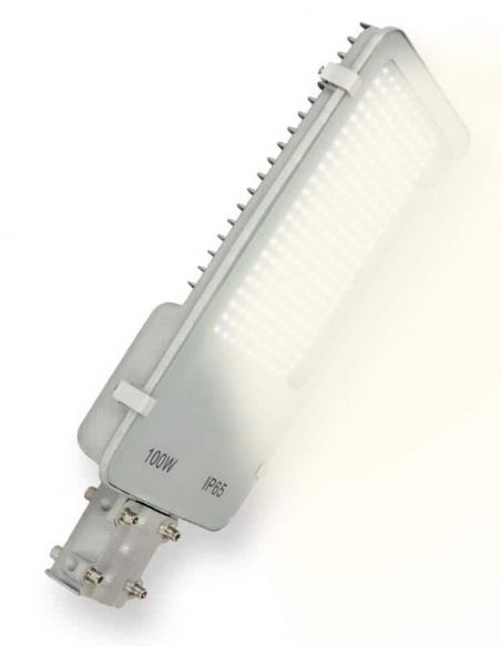Luminaria LED exterior vial, modelo CHEAP de 100W. Luz Cálida.