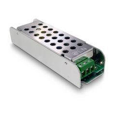 Transformador para tira de led de 24V. Driver con grado de protección IP20 de 25W.