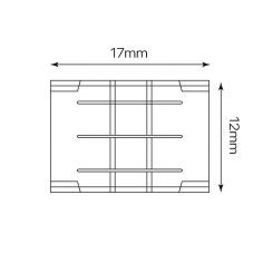 Unión directa de 3 pines. Conector para tiras de led de 12V y 24V de DUALCOLOR. 2