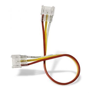 Conector doble de 3 pines, con cable para conexión de Tiras LED de 12V-24V, DUALCOLOR.