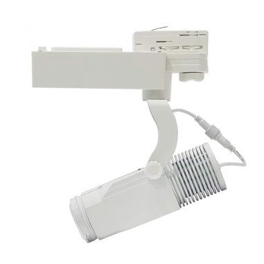 Foco PROYECTOR LED de logotipos, modelo GOGO.3. Color blanco. Para Carril trifásico.