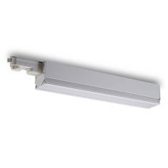 Foco led para carril trifásico, TRACK.35, proyector de 40W, color blanco.