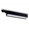 Foco led para carril trifásico, TRACK.35, proyector de 40W, color negro.
