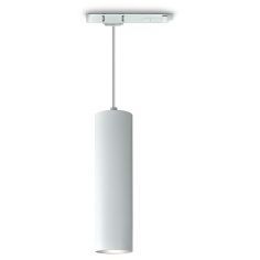 Luminaria LED ZONDA, lámpara para carril trifásico, color Blanco.