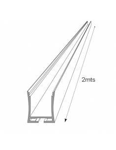 Perfil de aluminio blanco D-360 de superficie, para tiras de led. 2
