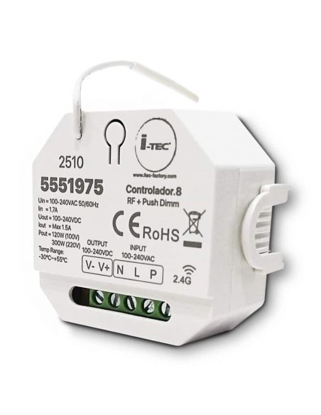CONTROLADOR.8 compatible para TIRAS DE LED directas a RED, LOTUS y ELISE.