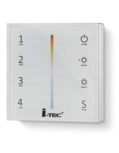 Mando a distancia, EMISOR.7, para tiras de led DUAL COLOR, mando de pared.