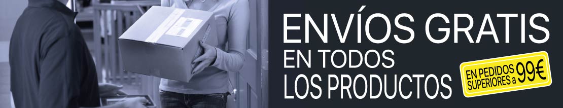 Envios gratis de paquetes a partir de 99€ Envios gratis de paquetes a partir de 99€